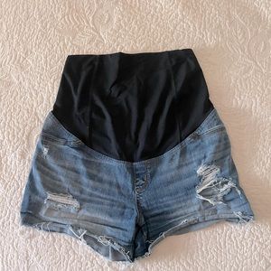 Isabel Maternity Jean Shorts